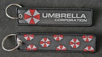 Resident Evil Umbrella Corporation Embroidered Key Ring