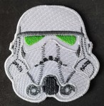 Star Wars Storm Trooper Green Eyes Patch
