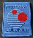 Total Recall Federal Colonies Blue logo patch 