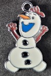 Disney Frozen Olaf enamelled silver finish Charm