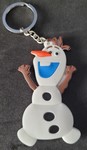 Disney Frozen Olaf Standing Double Sided Rubber Keyfob