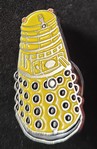 Doctor Who Yellow Dalek Pin