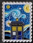 Doctor Who Van Gogh Tardis  Pin