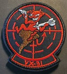 Top Gun; Squadron patch; VX-31 Dust Devils larger with Velcro back