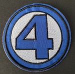 Fantastic Four; 4 Logo Patch