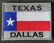 Top Gun; Squadron patch; Texas Dallas Patch with Velcro back