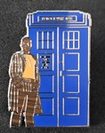 Doctor Who Ncuti Gatwa 15th Doctor with Tardis Cloisonne Pin