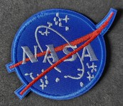 NASA logo with border  patch 