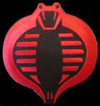 GI Joe;  Cobra logo patch