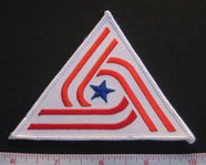 Triangular US  Flag Patch 