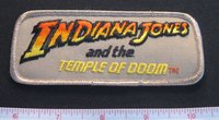 Indiana Jones 'Temple of Doom' Logo patch