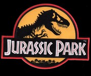 Jurassic Park Movie Logo jacket patch.