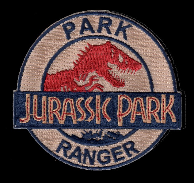 Jurassic Park Ranger Security Officer Logo IRON ON Patch