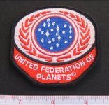 United Federation of Planets (red laurels)patch 