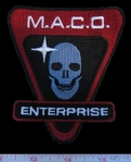 Star Trek M.A.C.O. SKULL patch 