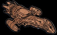 Serenity Ship Copper colored Patch