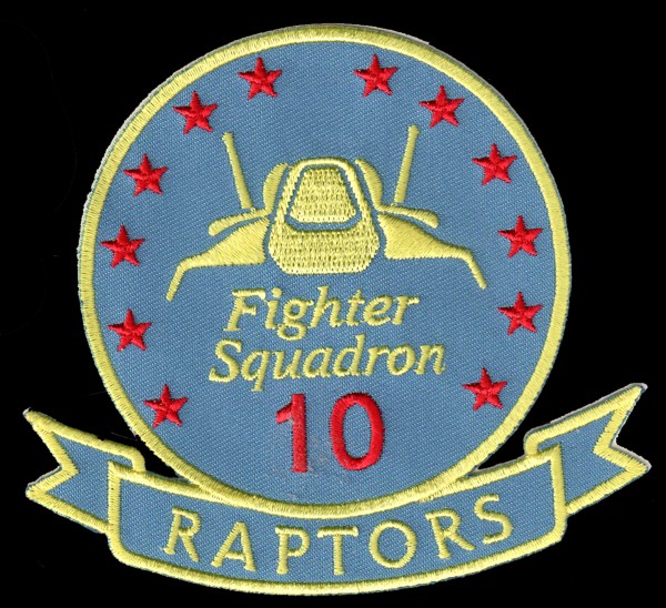 Battlestar Galactica Raptors Fighter Squadron 10" Patch LGBSG07 