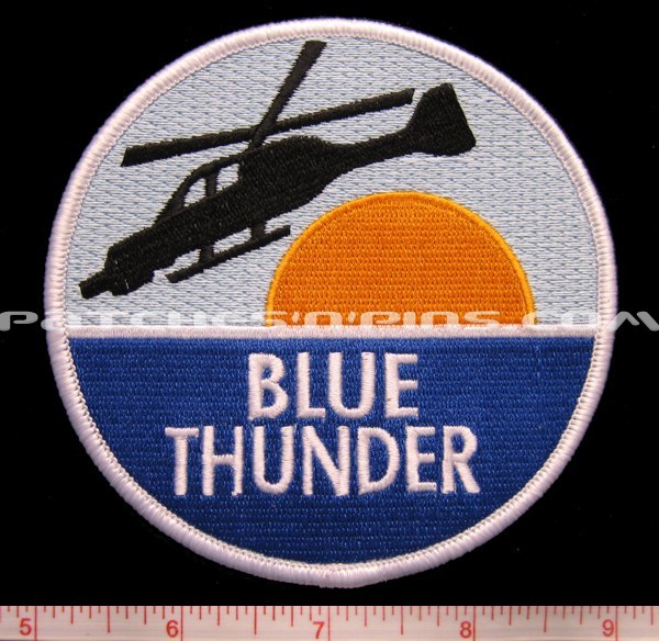 Blue Thunder Movie Patch Aufnäher Helicopter 