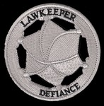 Defiance TV show and game lawkeeper badge patch