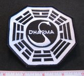 Dharma Black Swan (all white) patch 