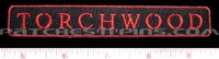 Torchwood TV show Logo  Patch