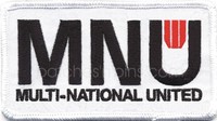 District 9 Multi National United MNU patch