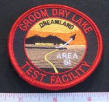 Roswell Groom Lake Test Facility patch 