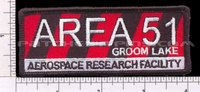 Roswell Area 51 Groom Lake Patch