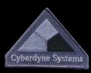 Terminator; shaped Cyberdyne Systems patch