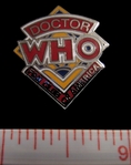Doctor Who Fan Club of America Logo Cloisonne Pin