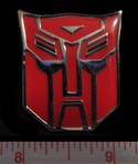 Transformers Autobot Red Face Logo Enamel Metal Pin