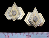 Battlestar Galactica Deluxe Rear Admiral Metal Collar Pins