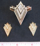 Battlestar Galactica Lieutenant / viper pilot Collar Pins