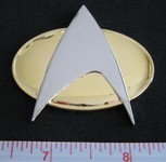 Star Trek: The Next Generation Full Size Cloisonne Communicator Metal Pin