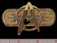 Star Trek Classic Movie Cloisonne Metal Chest Insignia Pin