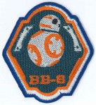 Star Wars The Force Awakens BB-8 Retro Look Patch