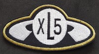 Fireball XL5 tv show logo patch