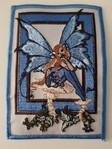 Amy Brown Blue Framed Fairy Patch