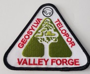 Valley Forge White Green Logo Patch
