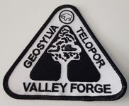 Valley Forge White Black Logo Patch