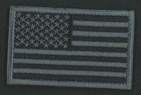 United States Stars and Stripes flag  urban camo patch